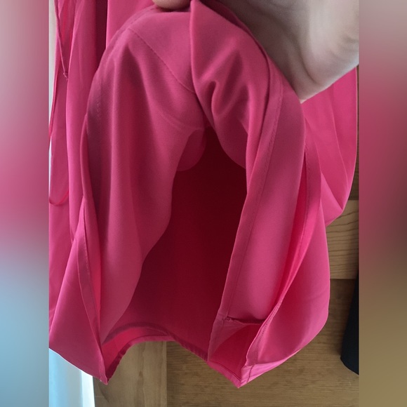 2/$50 one pink & one black satin dress size Medium - Picture 8 of 10
